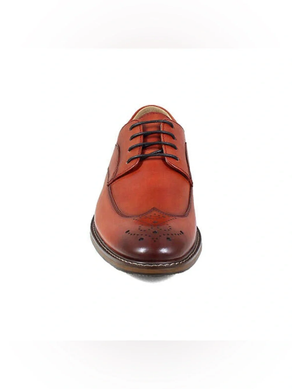 NEW Stacy Adams Fletcher Wingtip Oxford SZ-7 In Color CRANBERRY Leather